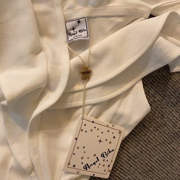 Hello Molly (brand Angel Biba) Carrying Your Love White Off-the-Shoulder Dress - Picture 5 of 8